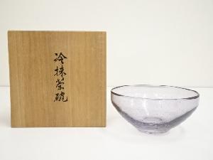 JAPANESE TEA CEREMONY / GLASS TEA BOWL CHAWAN / 